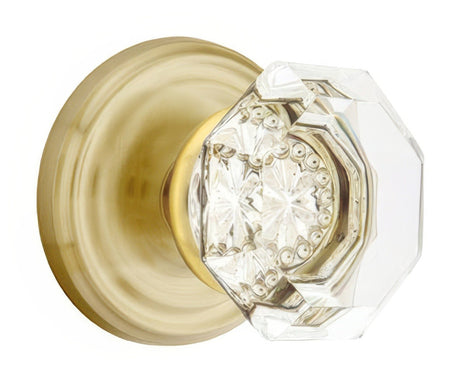 Emtek 8050OTUS4 satin brass dummy door knob