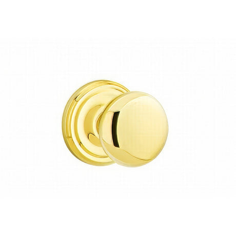 Emtek 8050PUS3 lifetime polished brass dummy pair