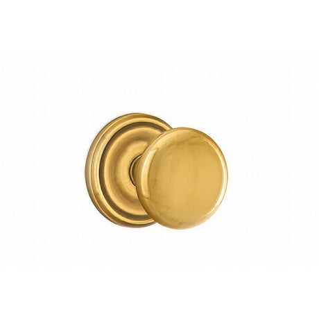 Emtek 8050PUS7 french antique brass dummy pair