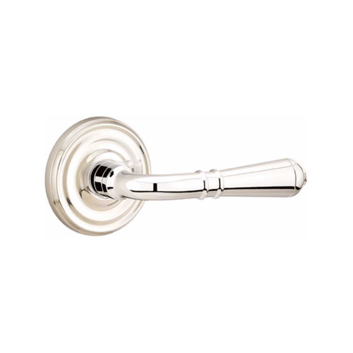 Emtek 8050TUS14 polished nickel lifetime dummy door lever