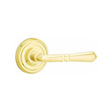 Emtek 8050TUS3 polished brass lifetime dummy door lever