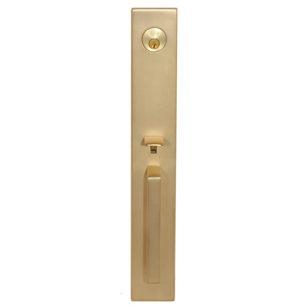 Better Home Products 80804SB satin brass single cylinder handleset