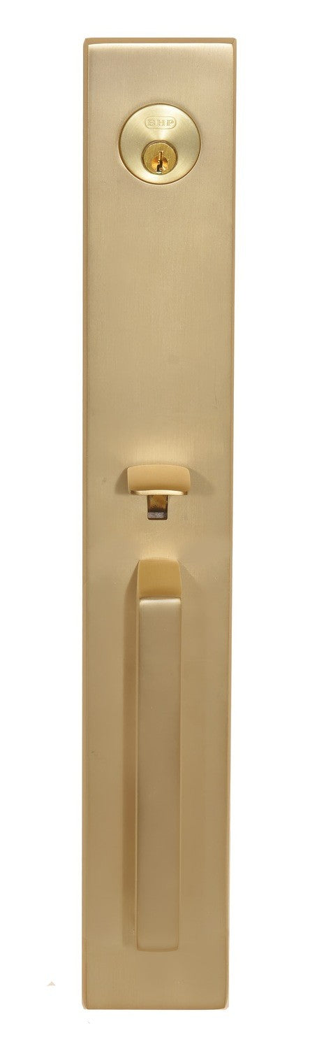 Better Home Products 80804SB satin brass single cylinder handleset