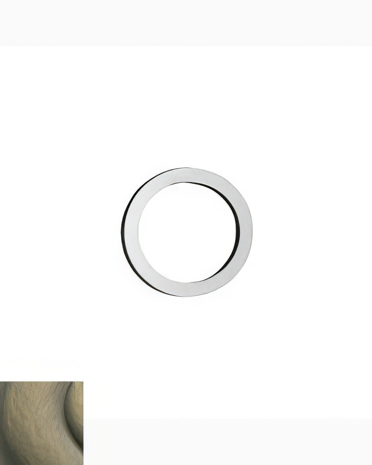 Baldwin 8097050 satin brass and black lock cylinder collar