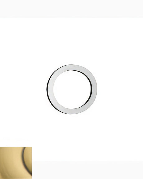 Baldwin 8097060 satin brass and brown lock cylinder collar