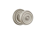 Emtek 8100WUS15A Waverly Knob 2-3/8" Backset Passage with Regular Rose for 1-1/4" to 2" Door Pewter Finish