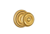 Emtek 8100WUS7 Waverly Knob 2-3/8" Backset Passage with Regular Rose for 1-1/4" to 2" Door French Antique Brass Finish