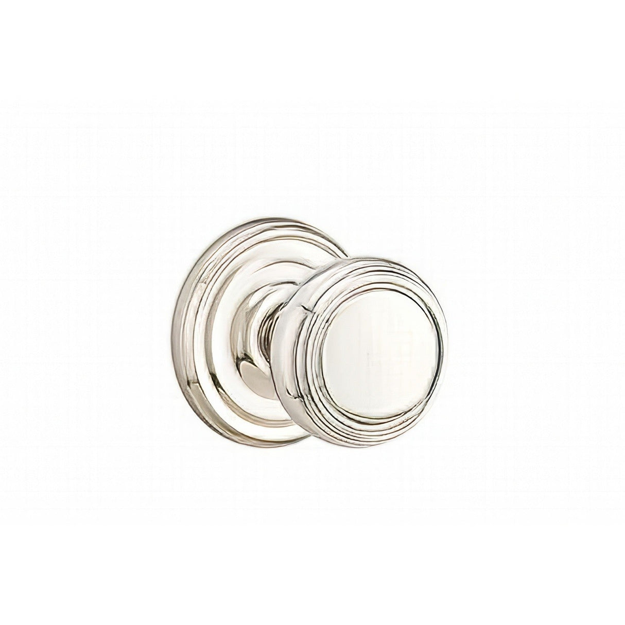 Emtek 8100NWUS14 polished nickel lifetime passage door knob