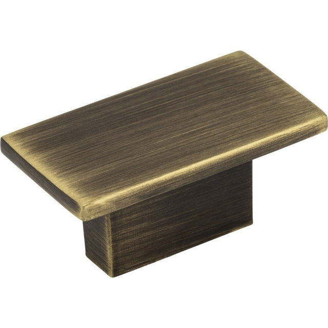 Jeffrey Alexander 81021ABSB antique brushed satin brass cabinet knob
