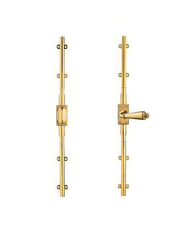 Baldwin 8105003R7LK lifetime polished brass cremone bolt