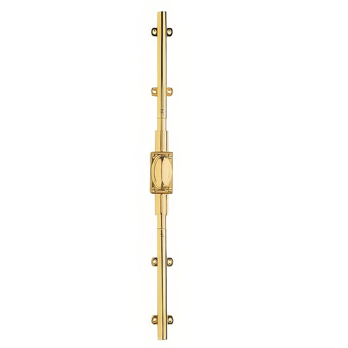 Baldwin 8105031R7LK non lacquered brass cremone bolt