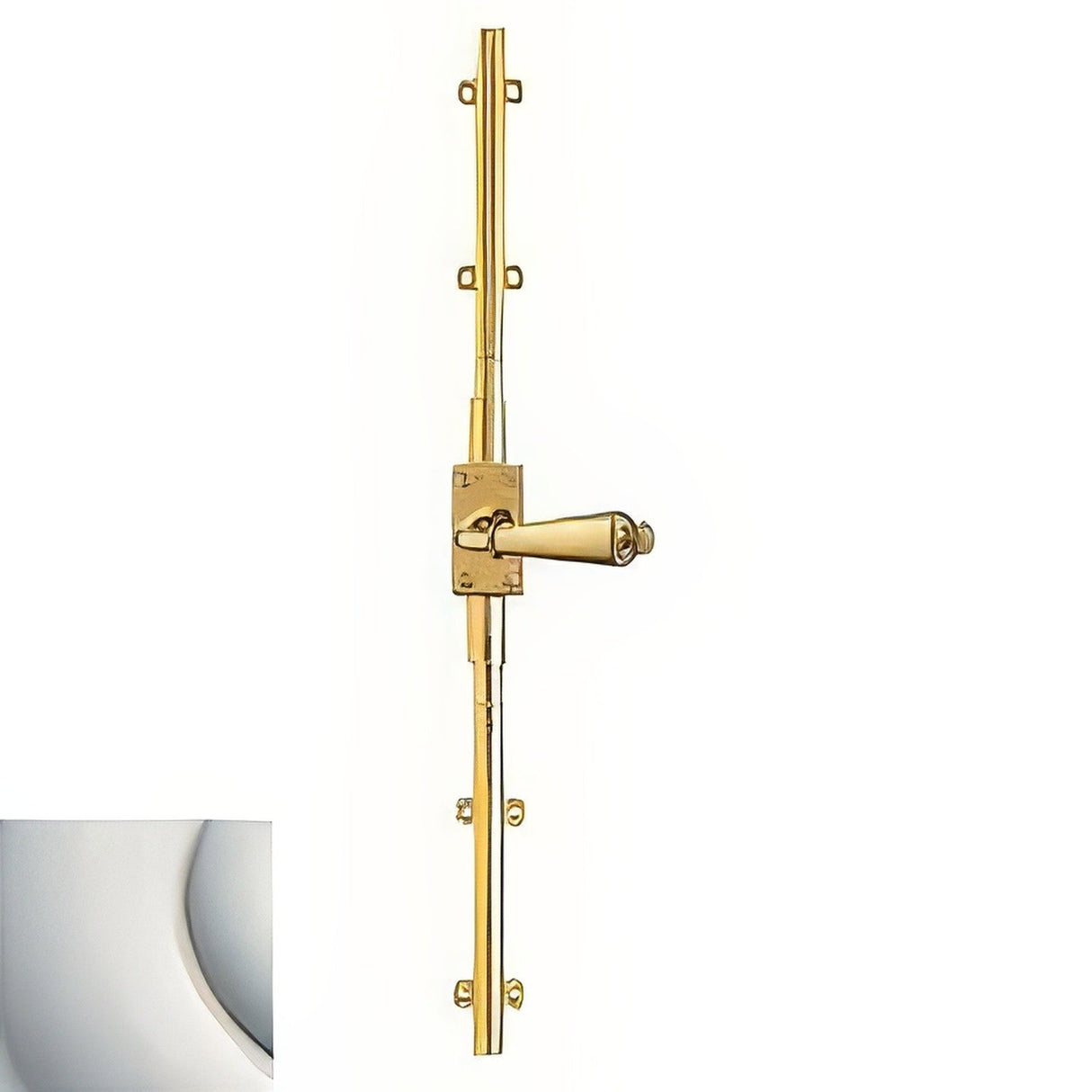 Baldwin 8105055R7LK lifetime polished nickel cremone bolt