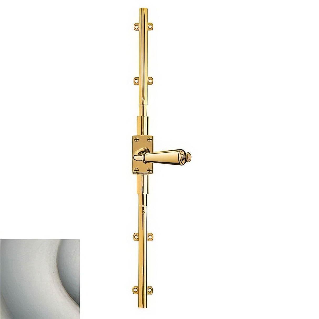 Baldwin 8105056L7LK lifetime satin nickel cremone bolt