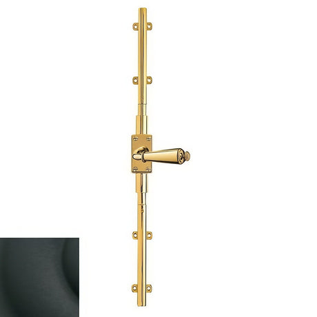 Baldwin 8105190L7LK satin black cremone bolt