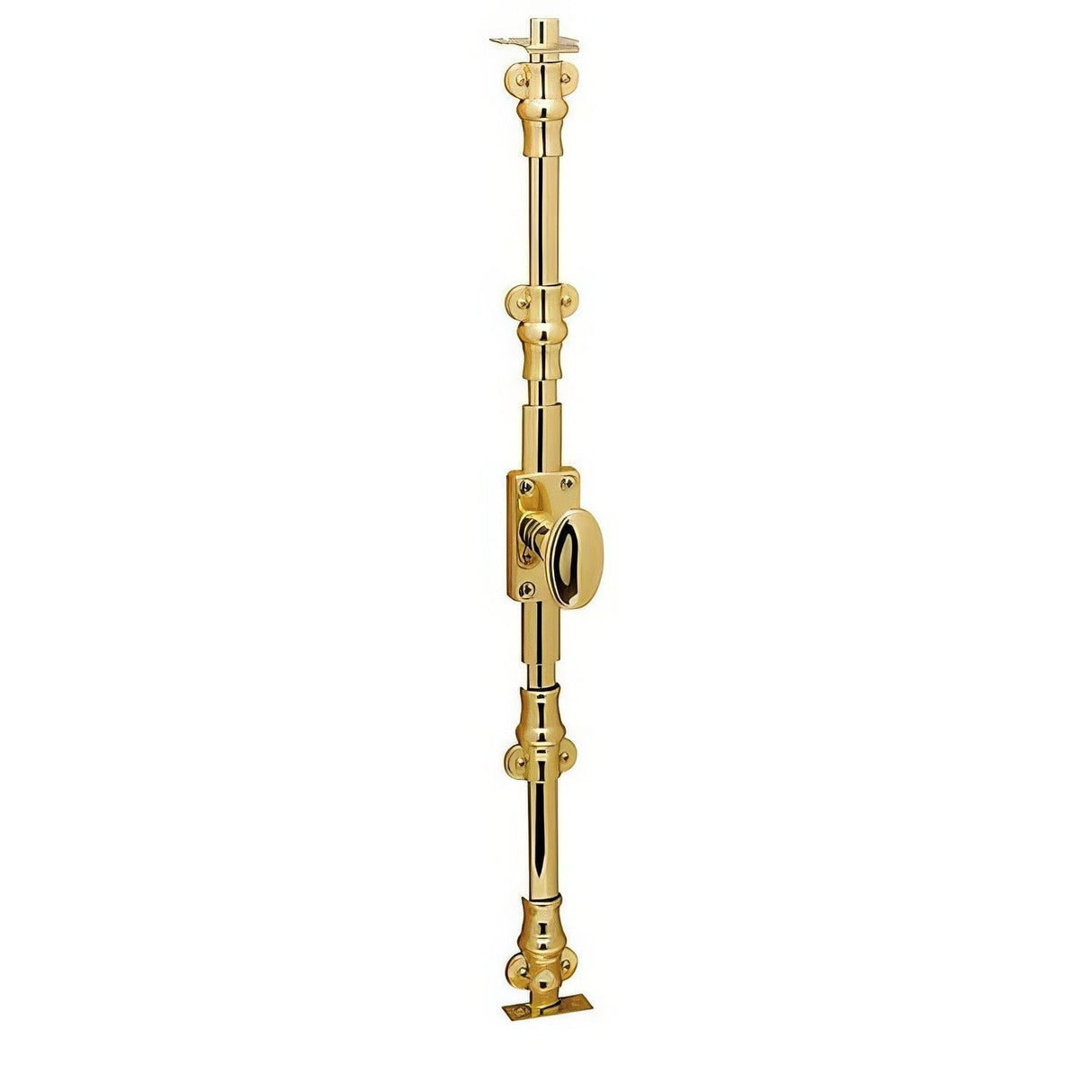 Baldwin 8106031R7LK non lacquered brass cremone bolt