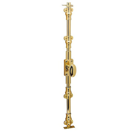 Baldwin 8106031R7LK non lacquered brass cremone bolt