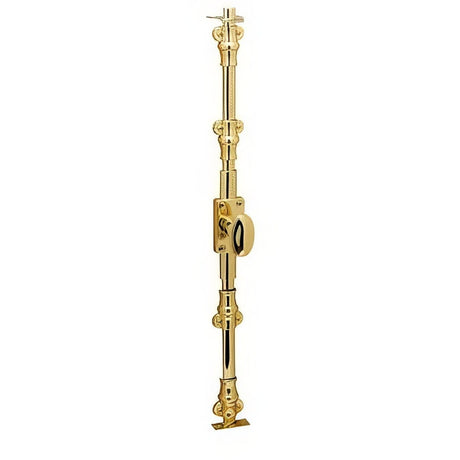 Baldwin 8106033R7LK vintage brass cremone bolt
