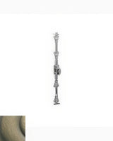 Baldwin 8106050R8LK satin brass and black cremone bolt