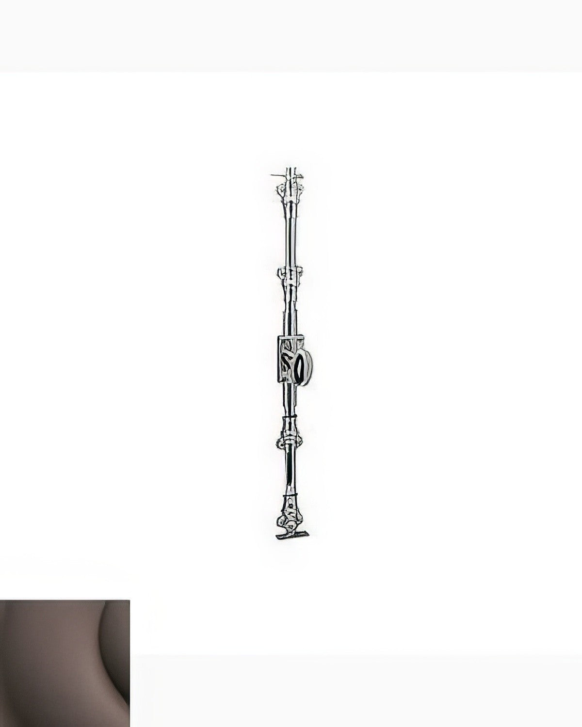 Baldwin 8106112R8LK venetian bronze cremone bolt