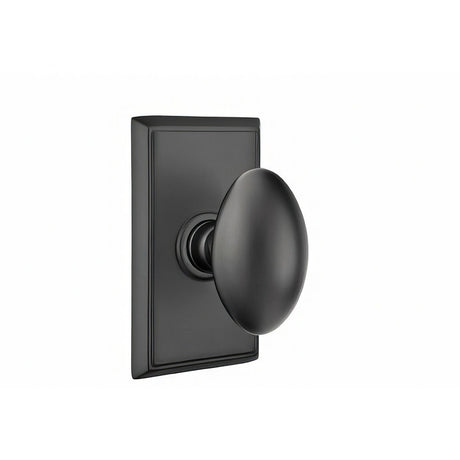 Emtek 8121EUS19 flat black passage door knob