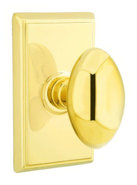 Emtek 8121EUS3NL unlacquered brass passage door knob