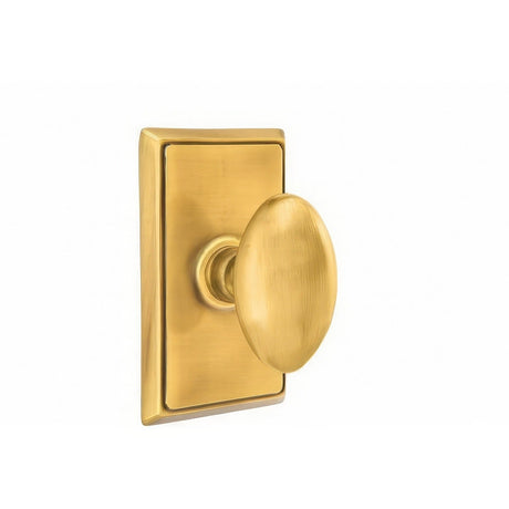 Emtek 8121EUS7 french antique brass passage door knob