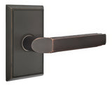 Emtek 8121MUS10BLH oil rubbed bronze passage door lever