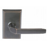 Emtek 8121MUS10BRH oil rubbed bronze passage door lever