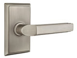 Emtek 8121MUS15ALH pewter passage door lever