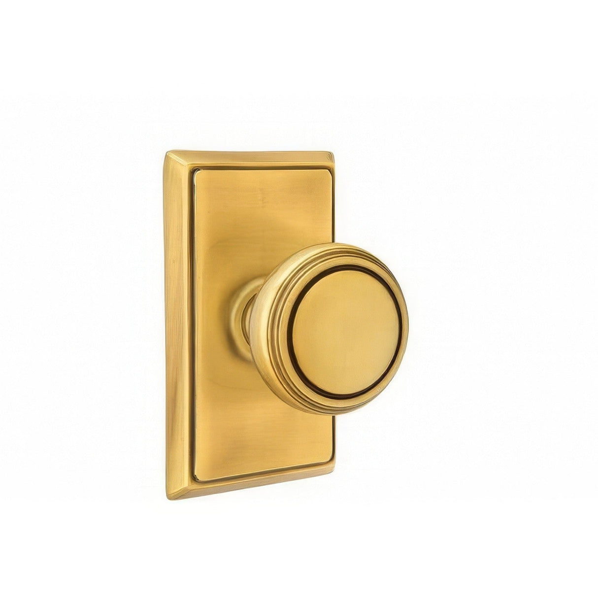 Emtek 8121NWUS7 french antique brass passage door knob