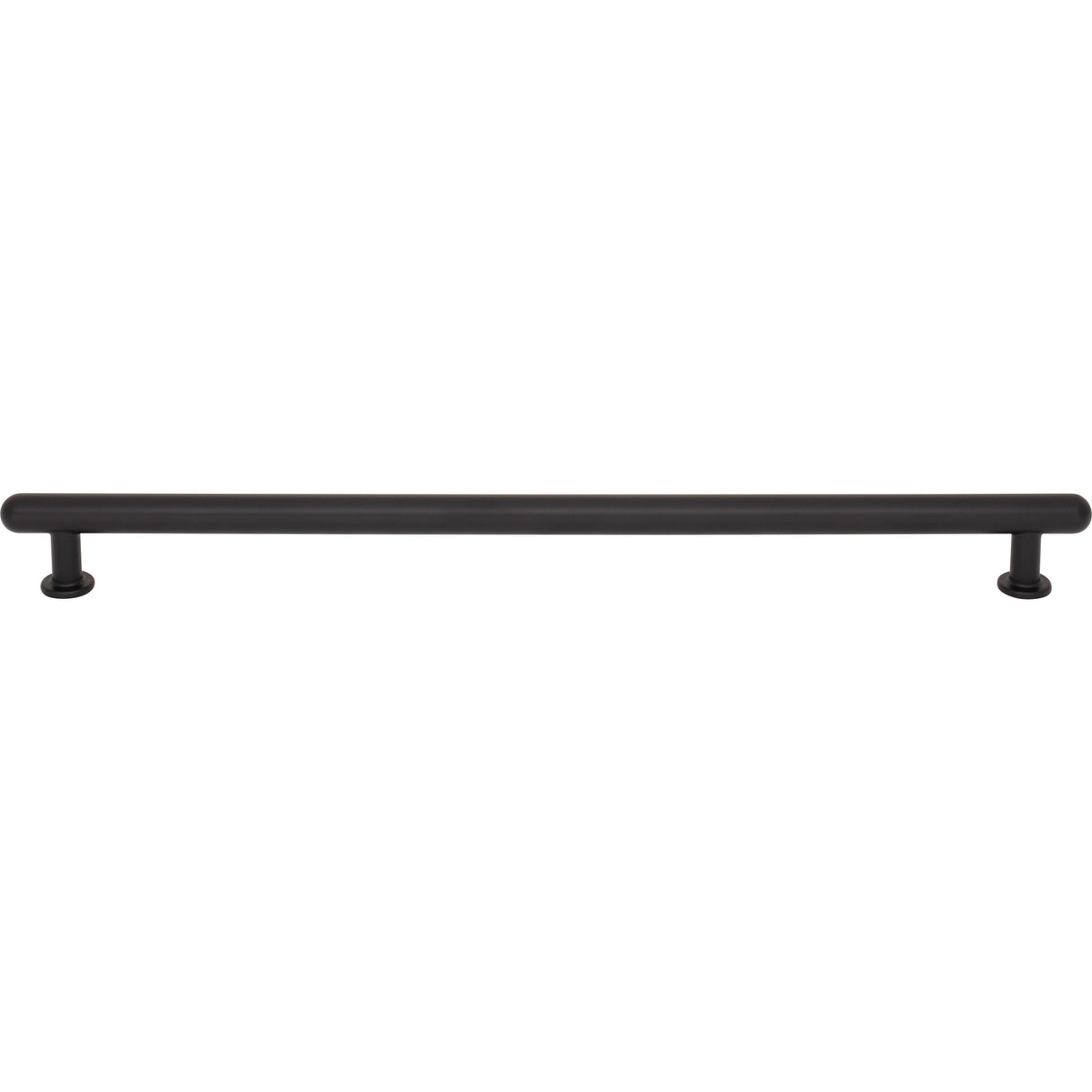 Top Knobs TK3336BLK Lambert 12" Center to Center Bar Pull Flat Black