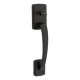 Kwikset 814BFH Brentford Handle Only; No Deadbolt in Matte Black