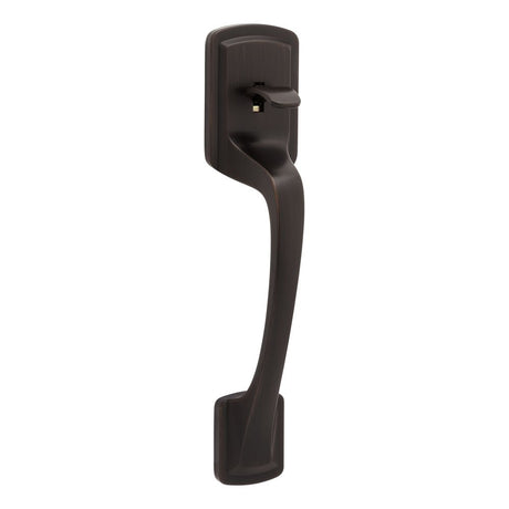 Kwikset 814PGH Prague Handle Only; No Deadbolt in Venetian Bronze