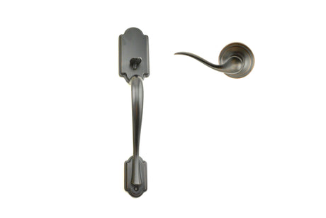 Kwikset 815AN Right Hand Passage Arlington Handleset in Venetian Bronze