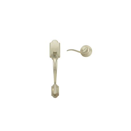 Kwikset 815AN Right Hand Passage Arlington Handleset in Satin Nickel