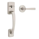 Kwikset 815BFHXTDL Passage Brentford Handleset in Satin Nickel