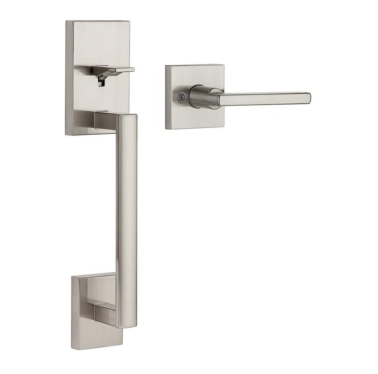 Kwikset 815SCEXHFLSQT-15 satin nickel lower handleset