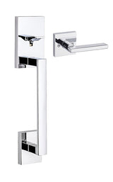 Kwikset 815SCEXHFLSQT-26 polished chrome lower handleset
