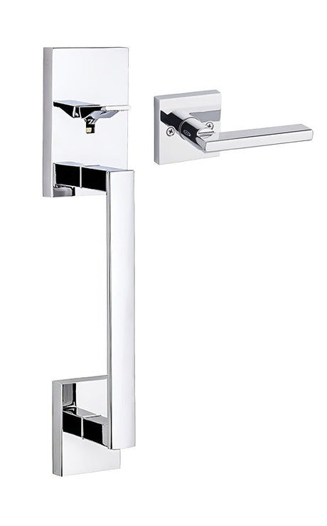 Kwikset 815SCEXHFLSQT-26 polished chrome lower handleset