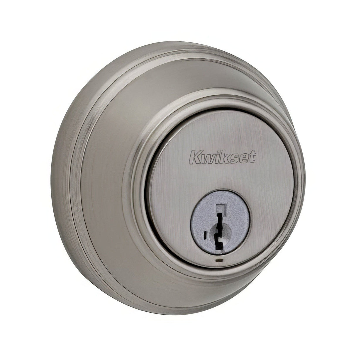 Kwikset 816-15S satin nickel single cylinder deadbolt