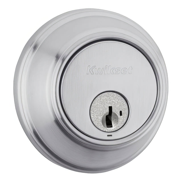 Kwikset 816-26DS satin chrome single cylinder deadbolt