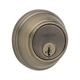 Kwikset 816-5S antique brass single cylinder deadbolt