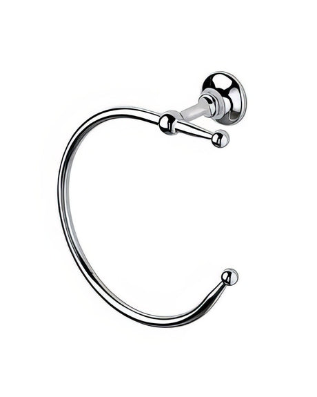Century Hardware 81620-26 polished chrome towel ring