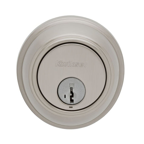 Kwikset 817-26DS brushed chrome single cylinder deadbolt