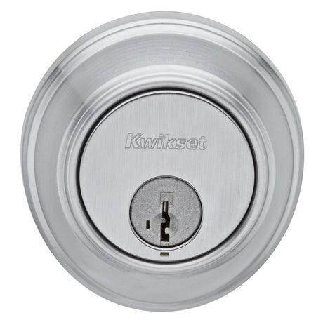 Kwikset 817-5S antique brass single cylinder deadbolt