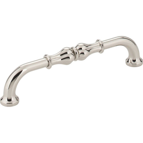 Jeffrey Alexander 818-128NI polished nickel cabinet drawer pull