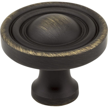 Jeffrey Alexander 818ABSB antique brushed satin brass cabinet knob