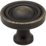 Jeffrey Alexander 818ABSB antique brushed satin brass cabinet knob