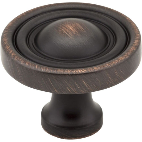 Jeffrey Alexander 818DBAC brushed oil rubbed bronze cabinet knob