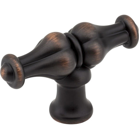 Jeffrey Alexander 818L-DBAC brushed oil rubbed bronze cabinet knob